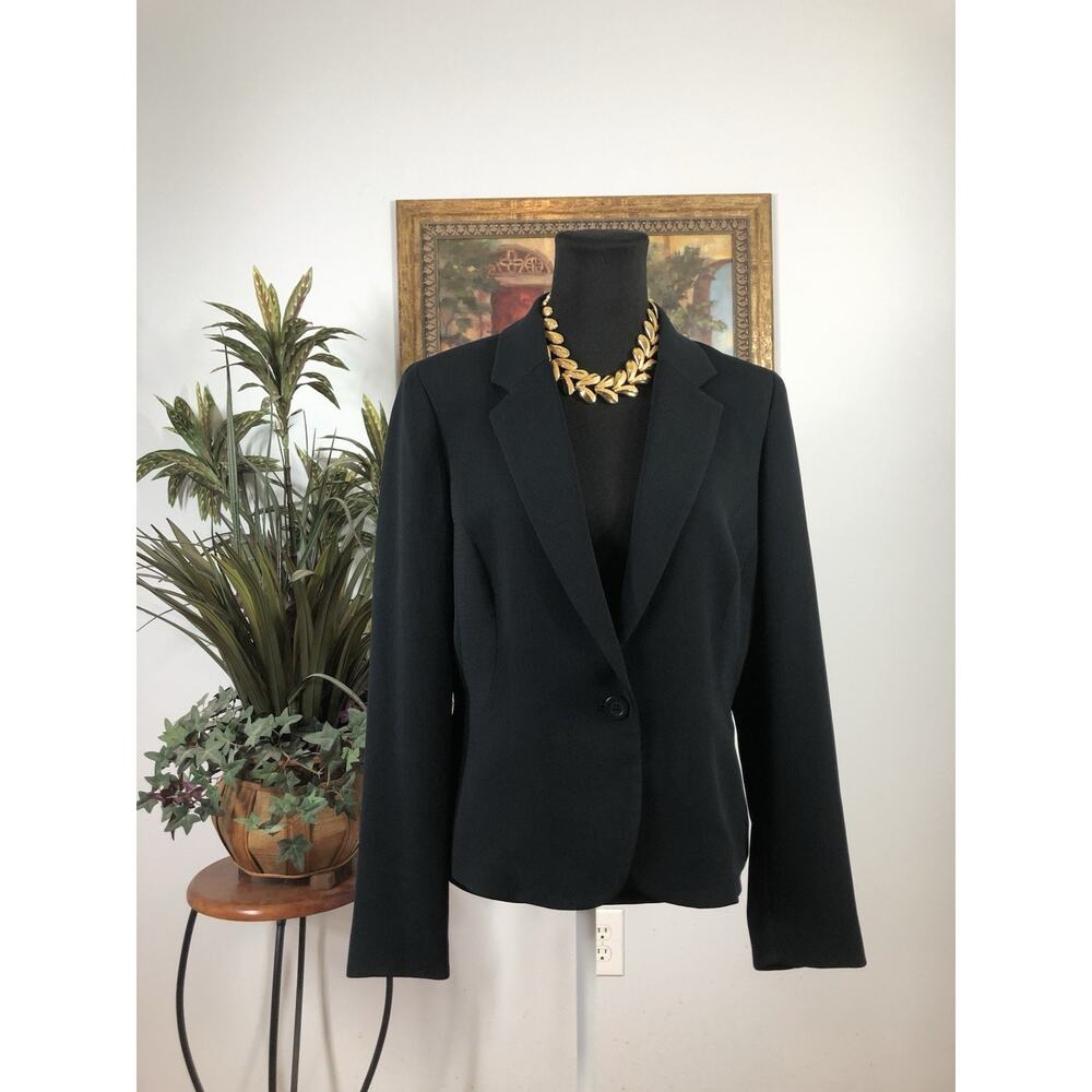 Garfield & Marks Women 8 Jacket Long Sleeve 1 Button Clueless Preppy Office USA